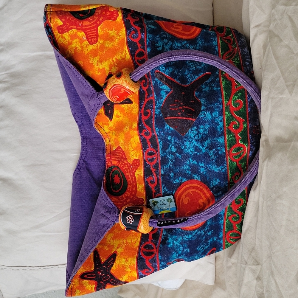 Sun 'n' Sand Canvas Beach Tote Bag